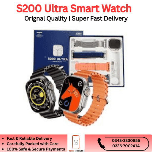 S200 Ultra Smart Watch 4 in 1